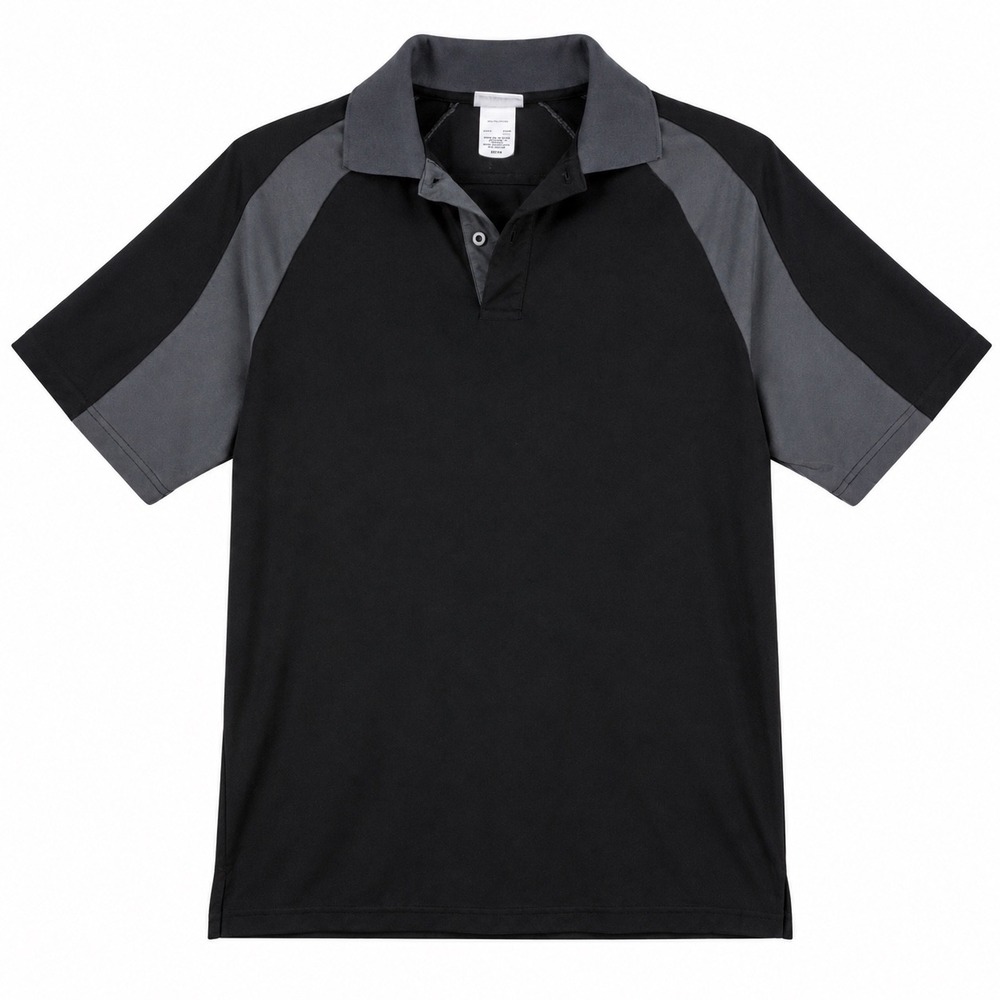 WearGuard Polo Shirt 11750 Performance Polyester Medium Black Charcoal Workwear